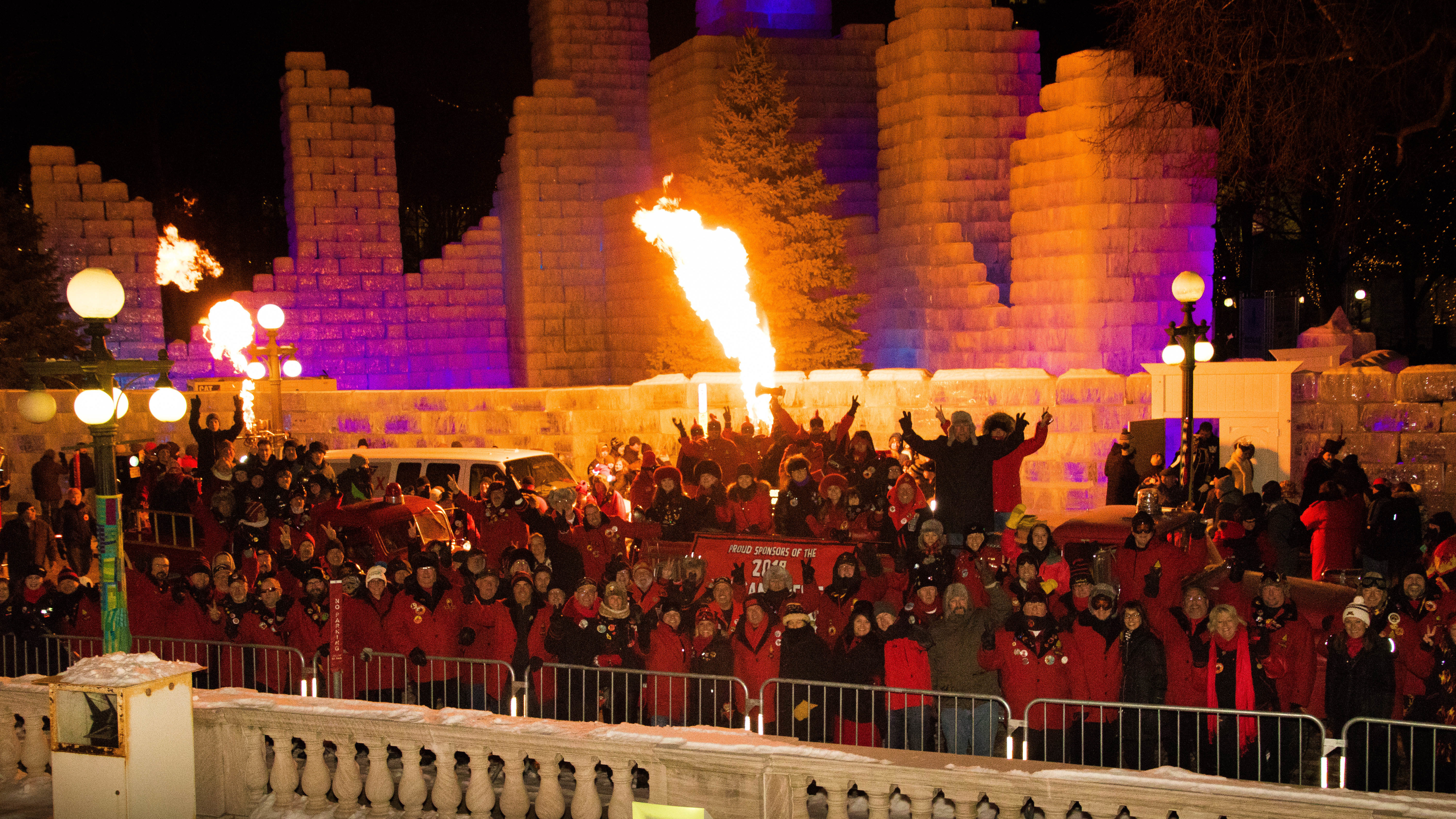 Vulcan Victory Torchlight Parade Saint Paul Winter Carnival